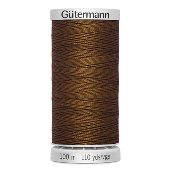 Gutermann extra Strong Thread Col 650 Light Chocolate Brown